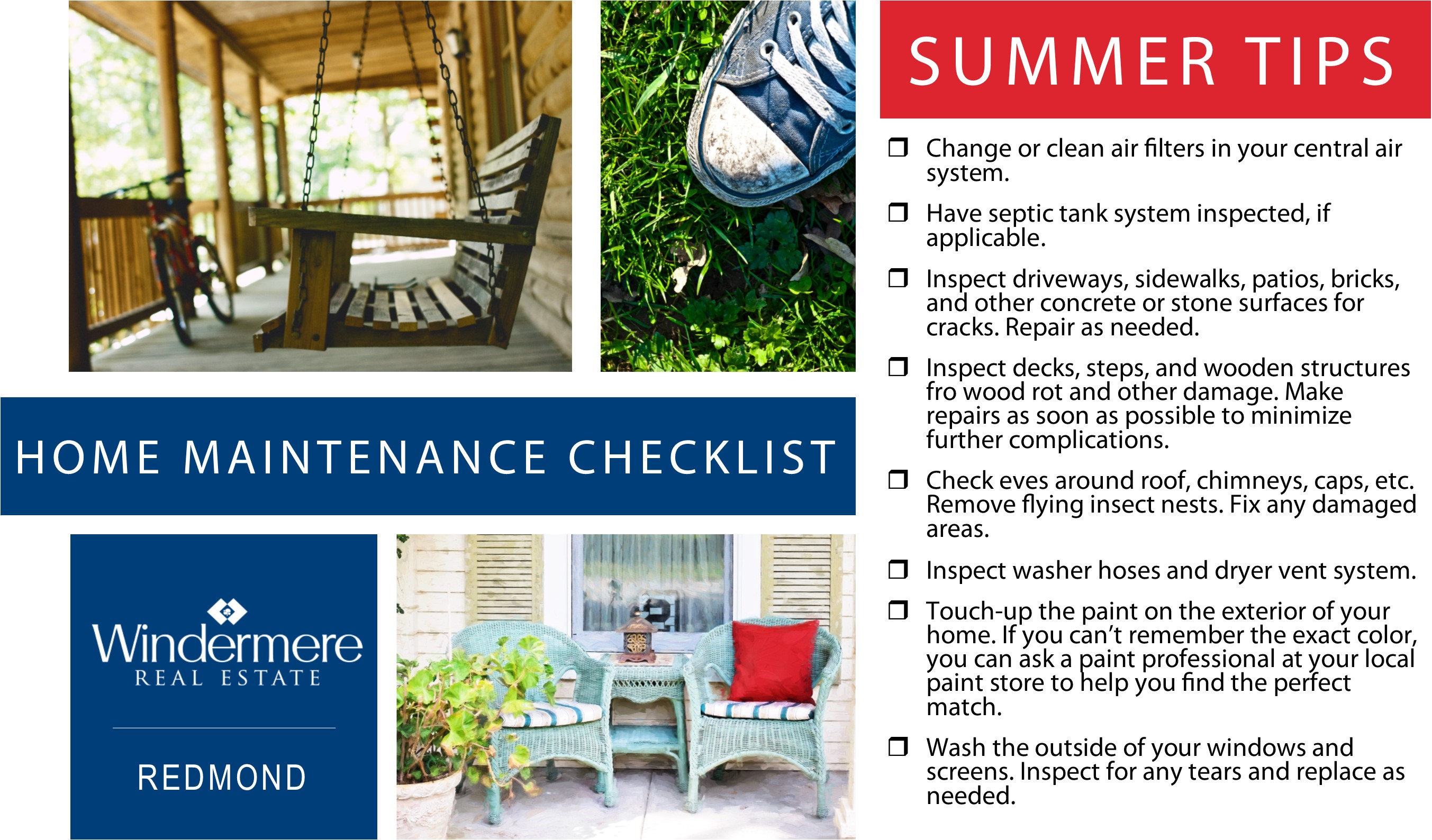 Summer Home Maintenance Tips